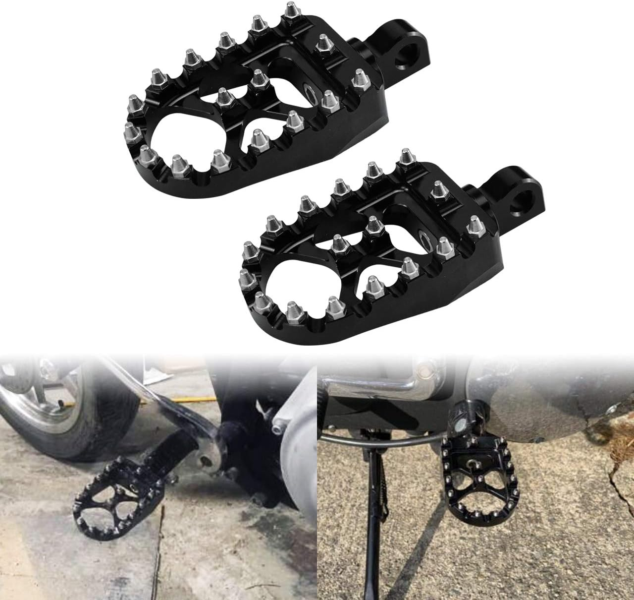 Foot Pegs Floorboards Brake Arm Shifter Levers Pegs MX Style For Harley Touring