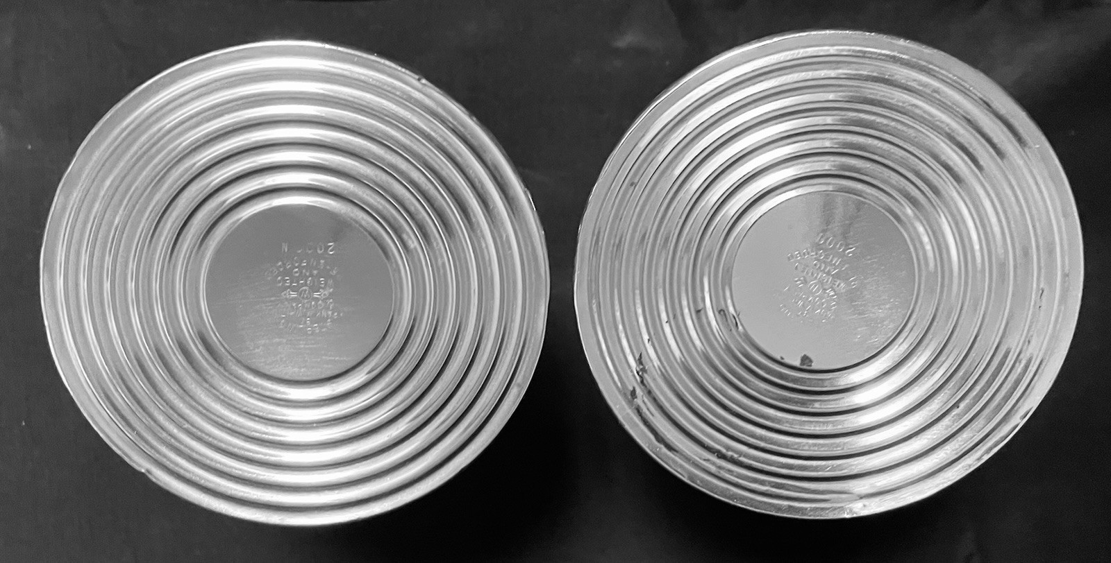 PAIR VTG Frank Whiting Weighted Sterling Silver Candlestick Candy Dish Compotes