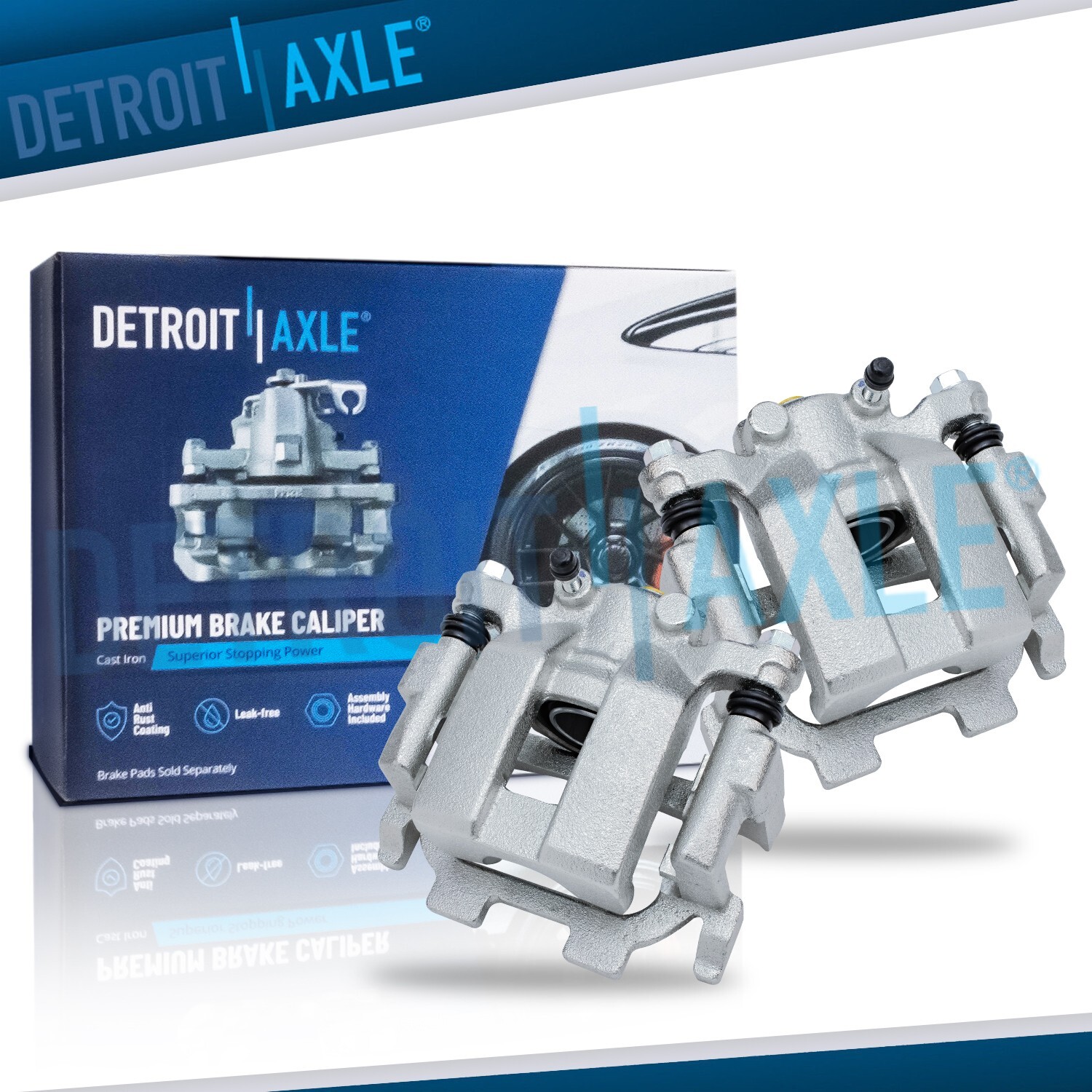 Rear Disc Brake Calipers w/ Bracket for Nissan Murano Infiniti G37 JX35 Q50 QX60