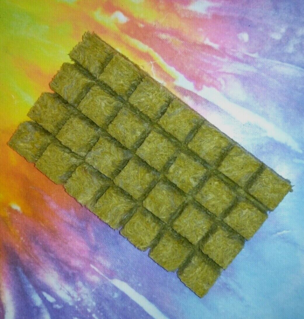 1.5 " GRODAN ROCKWOOL CUBES 2/6/12/28/ 50/100 (orders go same/next day ship-out)