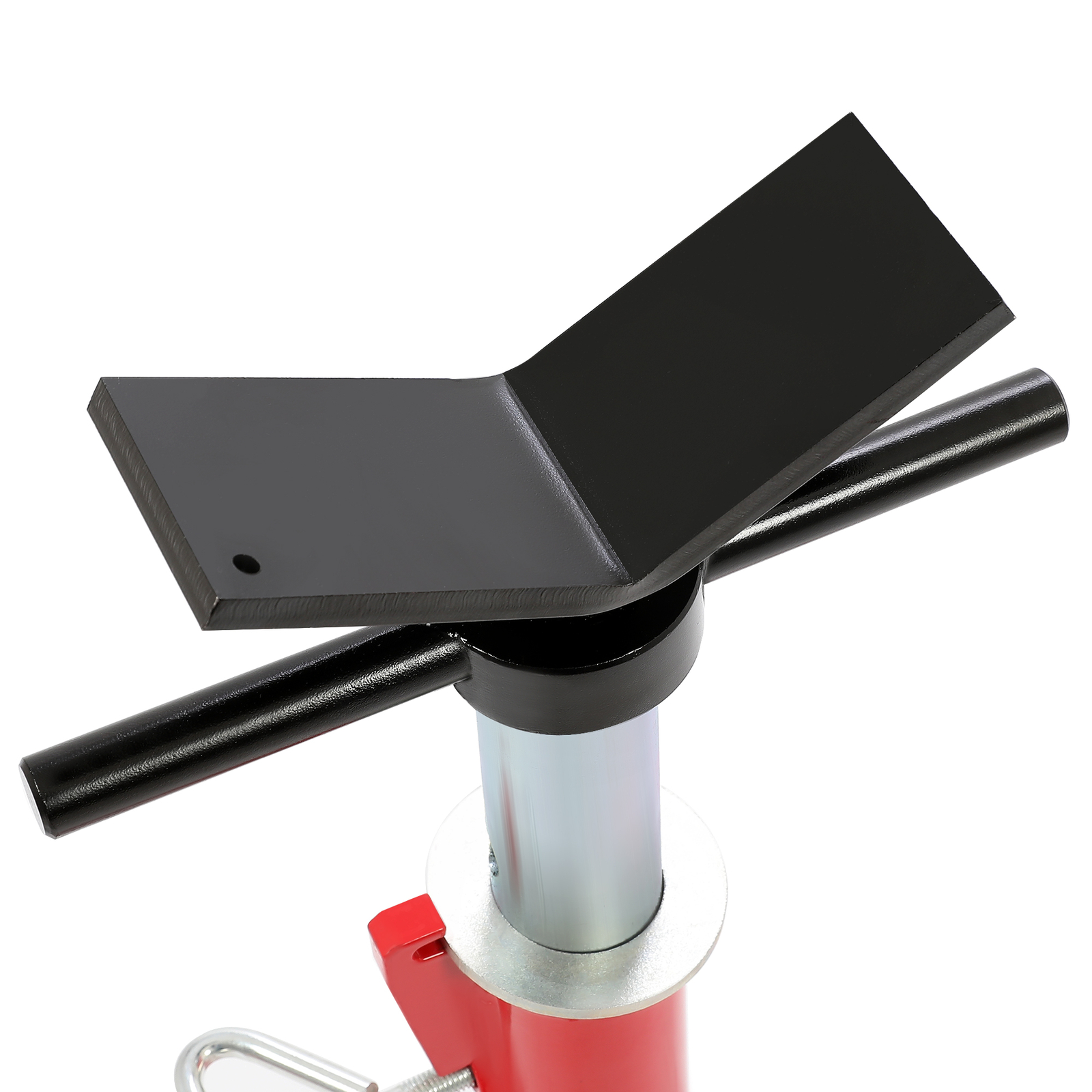 2500Lb Steel V-Head Pipe Stand Folding Tripod Pipe Jack Stand Height Pipe