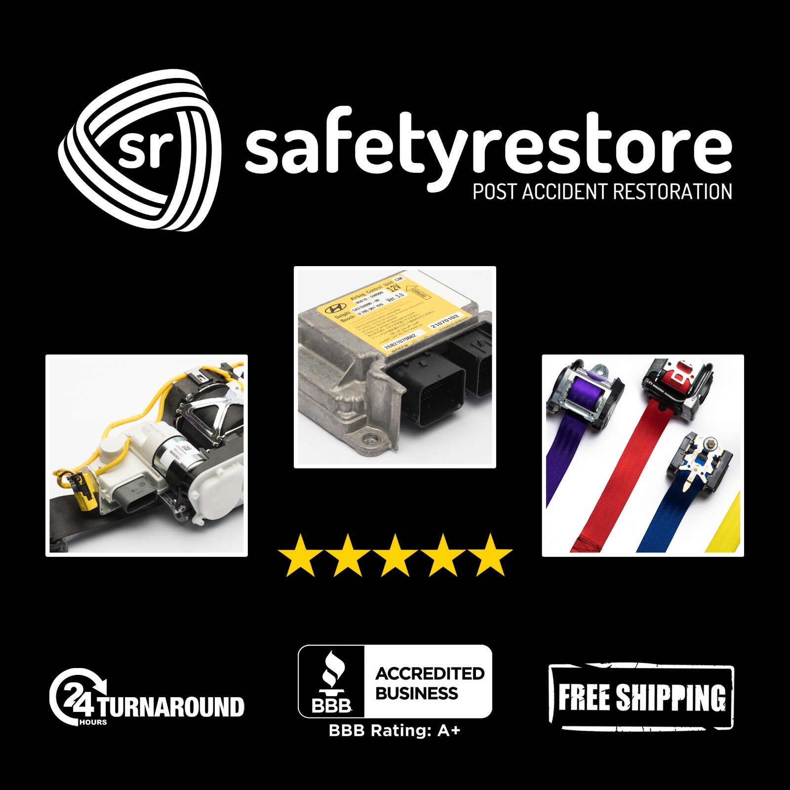 For DODGE Challenger Seat Belt Single-Stage Repair Service - 24HR Turnaround!