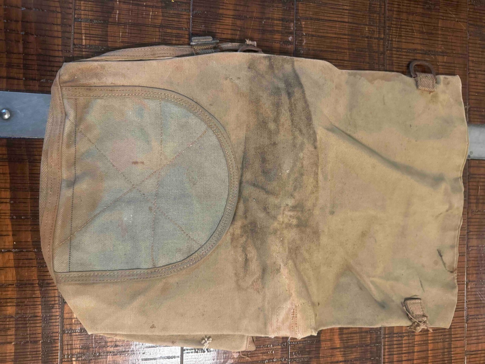 Original US Army Cavalry Horse Feed Bag – Vintage Canvas Military Surplus – WWI