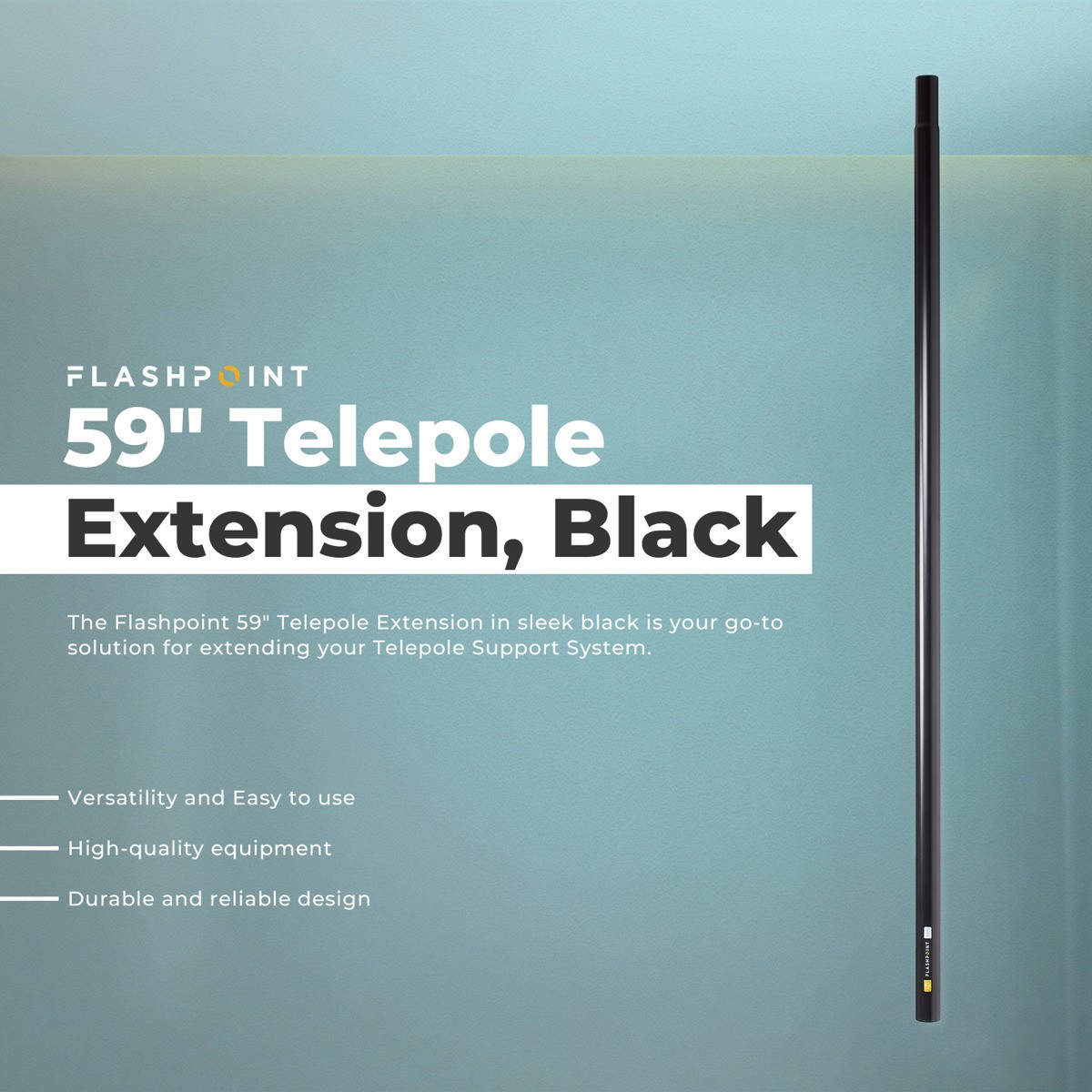 Flashpoint 59" Telepole Extension, Black