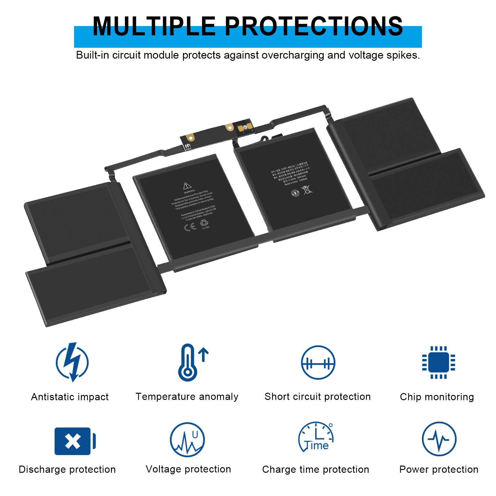✅LOT A1707 A1820 Battery for Apple Macbook Pro 15" Late 2016 Mid 2017 EMC 3162