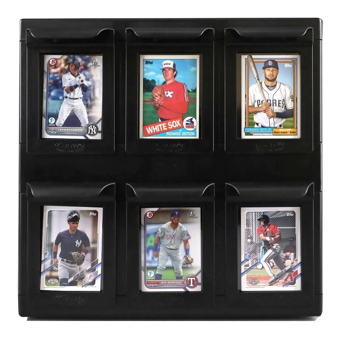 BCW Card Box Bin 6 Drawers Hold 1000+ Gaming / 700 Sports Cards Plastic Connect