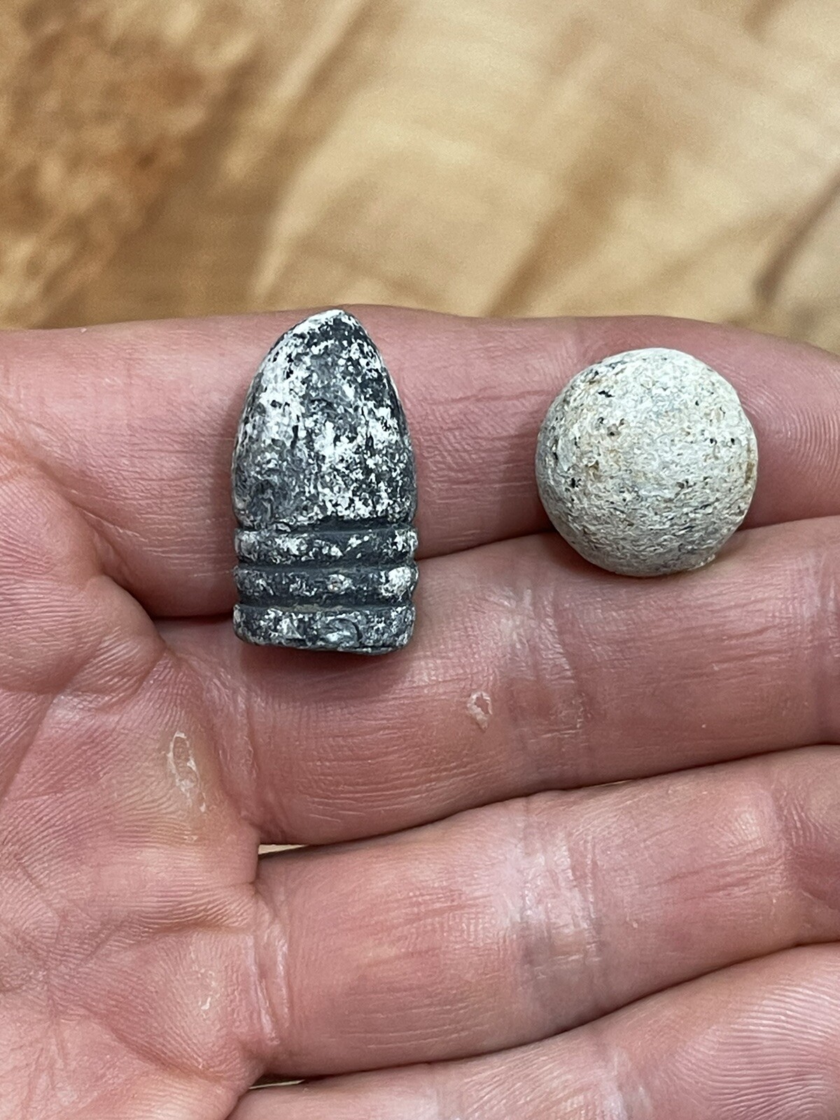 Civil War .58 Caliber Minie Ball Bullet And Musket Ball - Richmond, Va