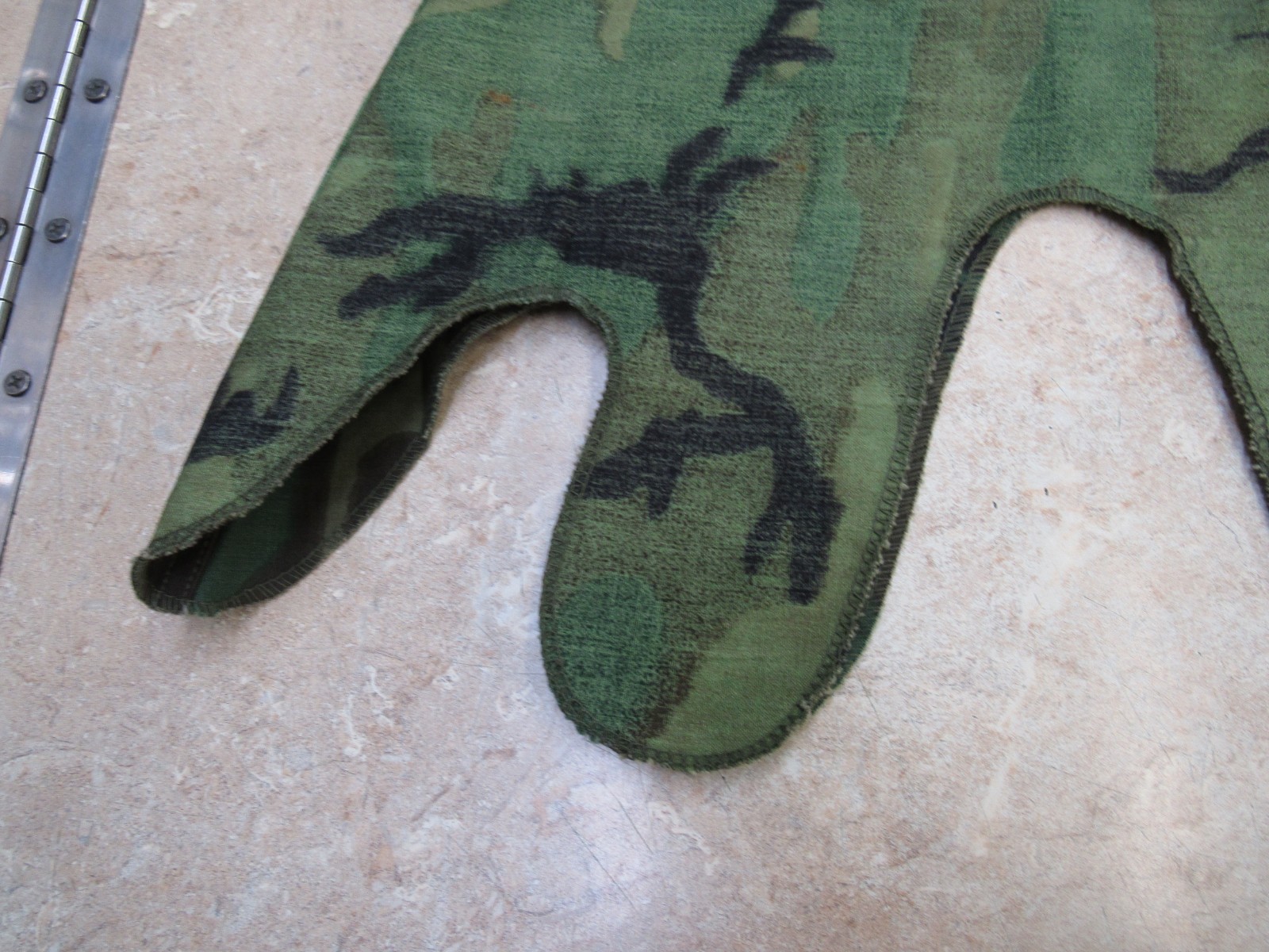 US Vietnam Era M1 Helmet Cover Erdl Woodland Camouflage Dated 1969 Original