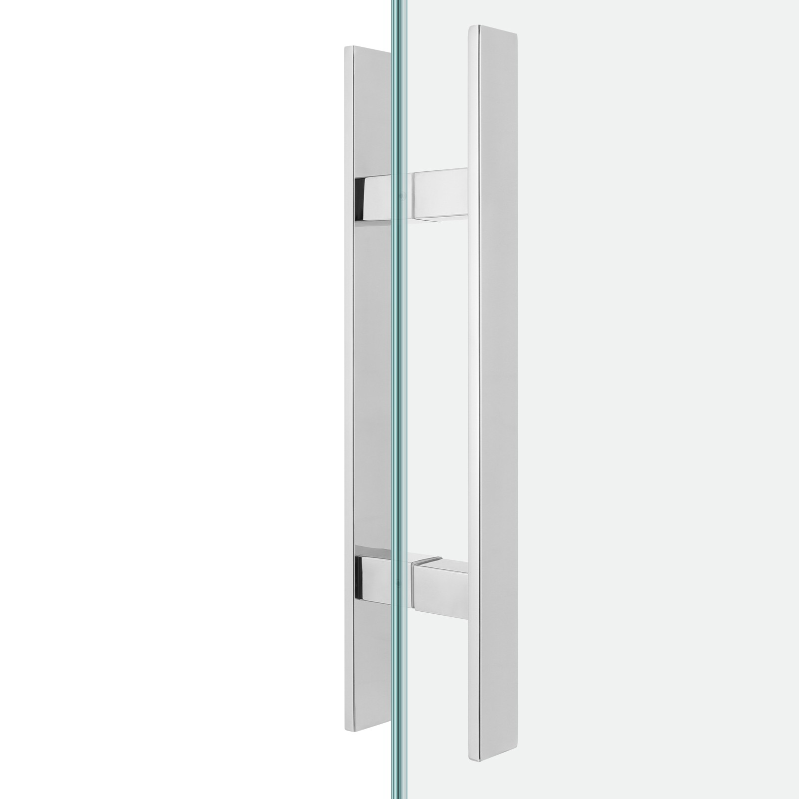 Dual Sided Push Pull Door Handle H-Shaped Stainless Handle Sliding Door Handle