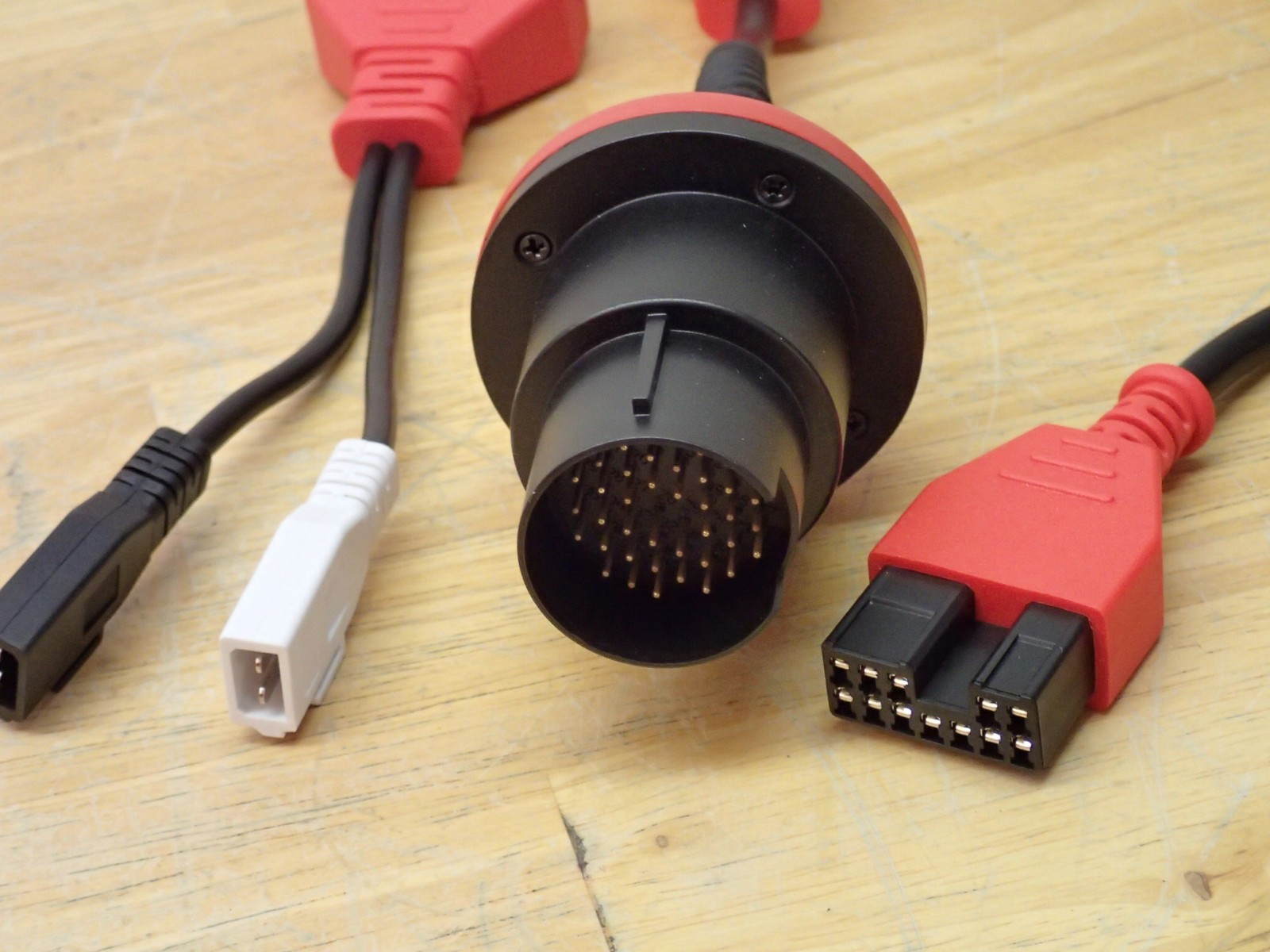 Autel Mixed Lot of 11 Adapters for Maxisys MS906 Nice