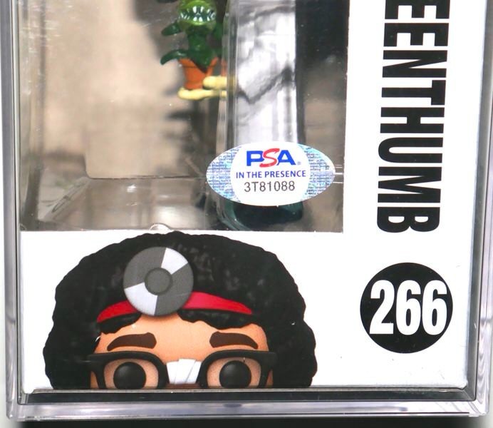 B-REAL SIGNED CYPRESS HILL DR GREENTHUMB PSA ENCAPSULATED FUNKO POP VINYL FIGURE