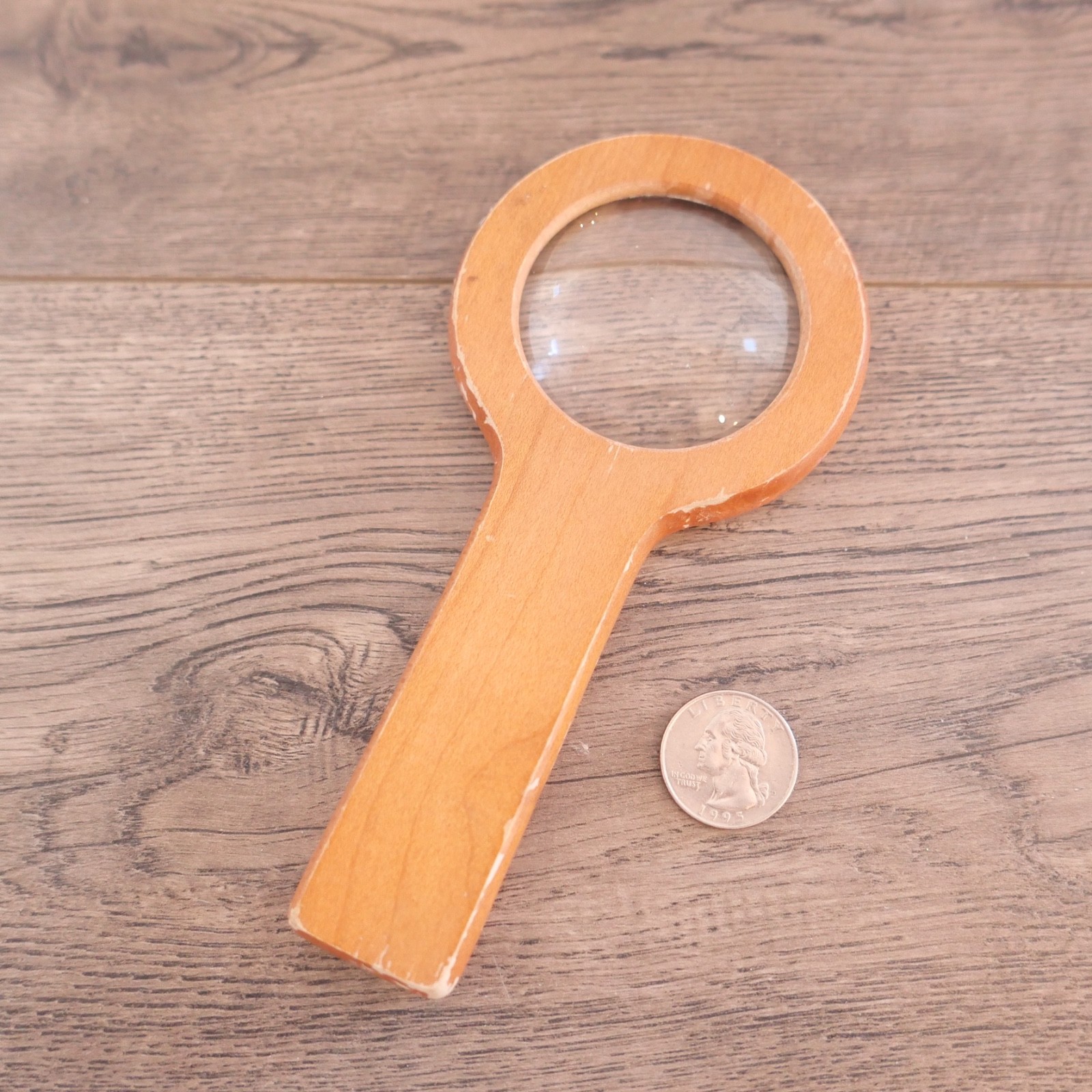 Michael Graves 6x Magnifying Glass Solid Wood Handles !!!