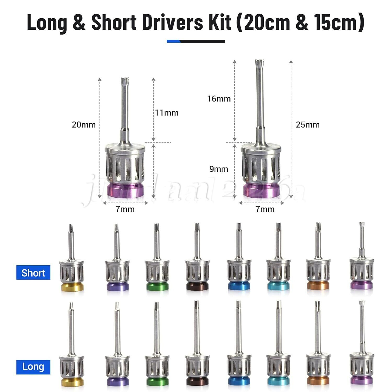 Universal Implant Prosthetic Kit Screwdriver Hex Driver Torque Wrench