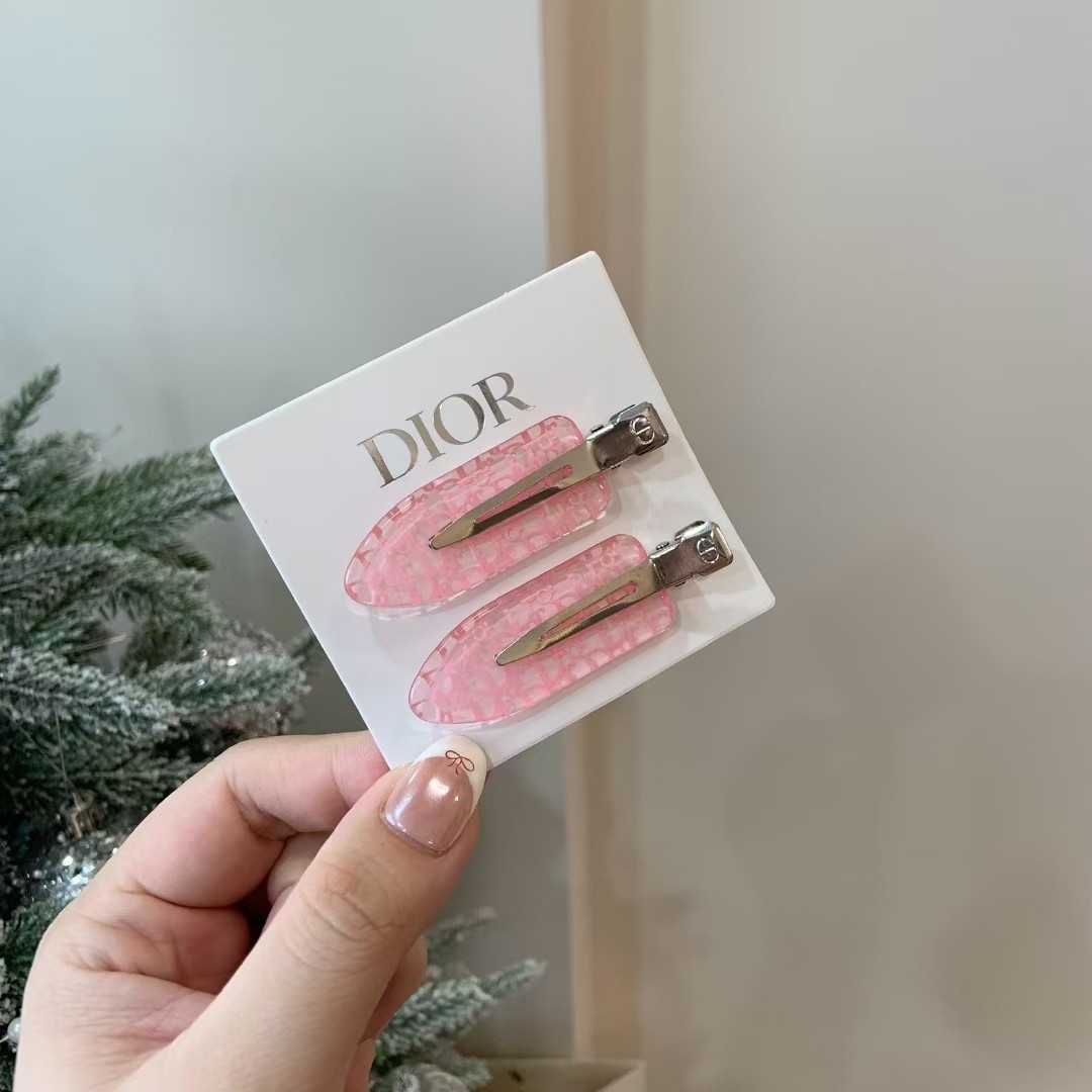DiorBeauty Backstage Pink Hair Clips Get Ready 2 Piece Set Novelty GWP NEW