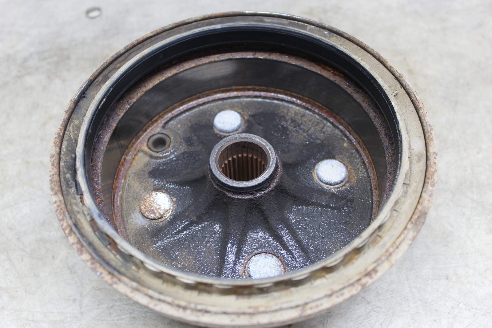 89-98 Yamaha Big Bear 350 93-98 Kodiak 400 Oem Left Or Right Front Brake Drum