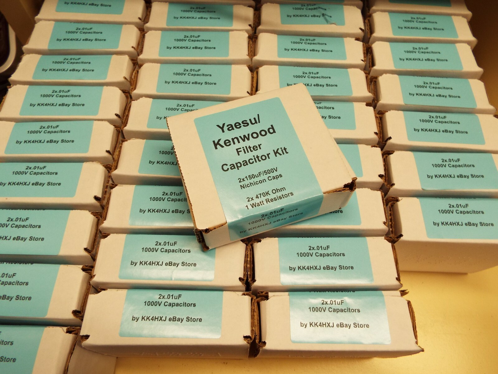 Yaesu FT101 & Kenwood TS Series 150uF/500V Filter Capacitor Kit/Upgrade