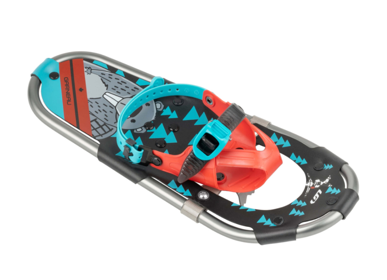 Louis Garneau Felix II 717 Children's Snowshoes 30-80lbs Black/Red