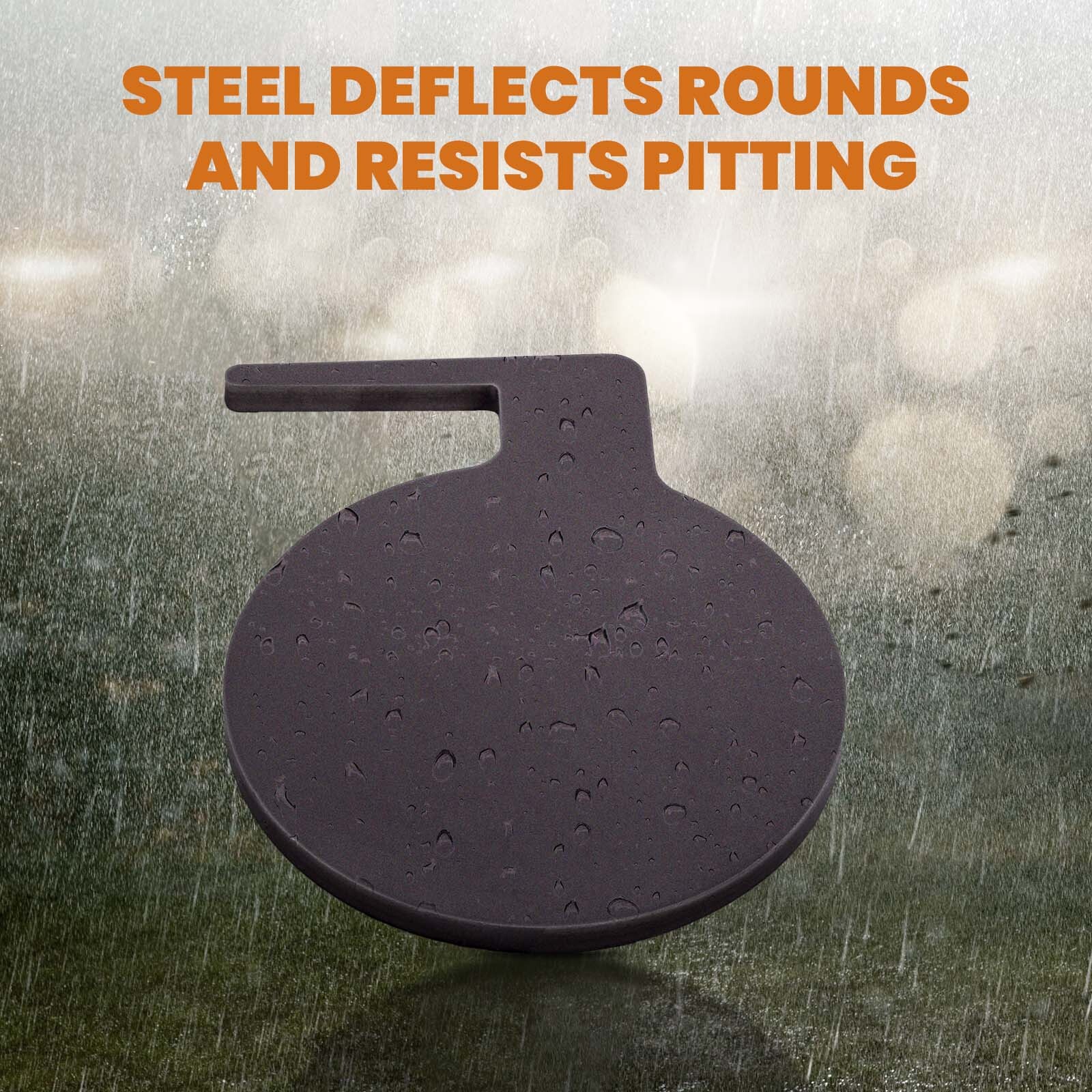 Q235 Steel Target Dueling Tree DIY Kit 6pc 6" x 3/8" Paddles with Tubes Brand