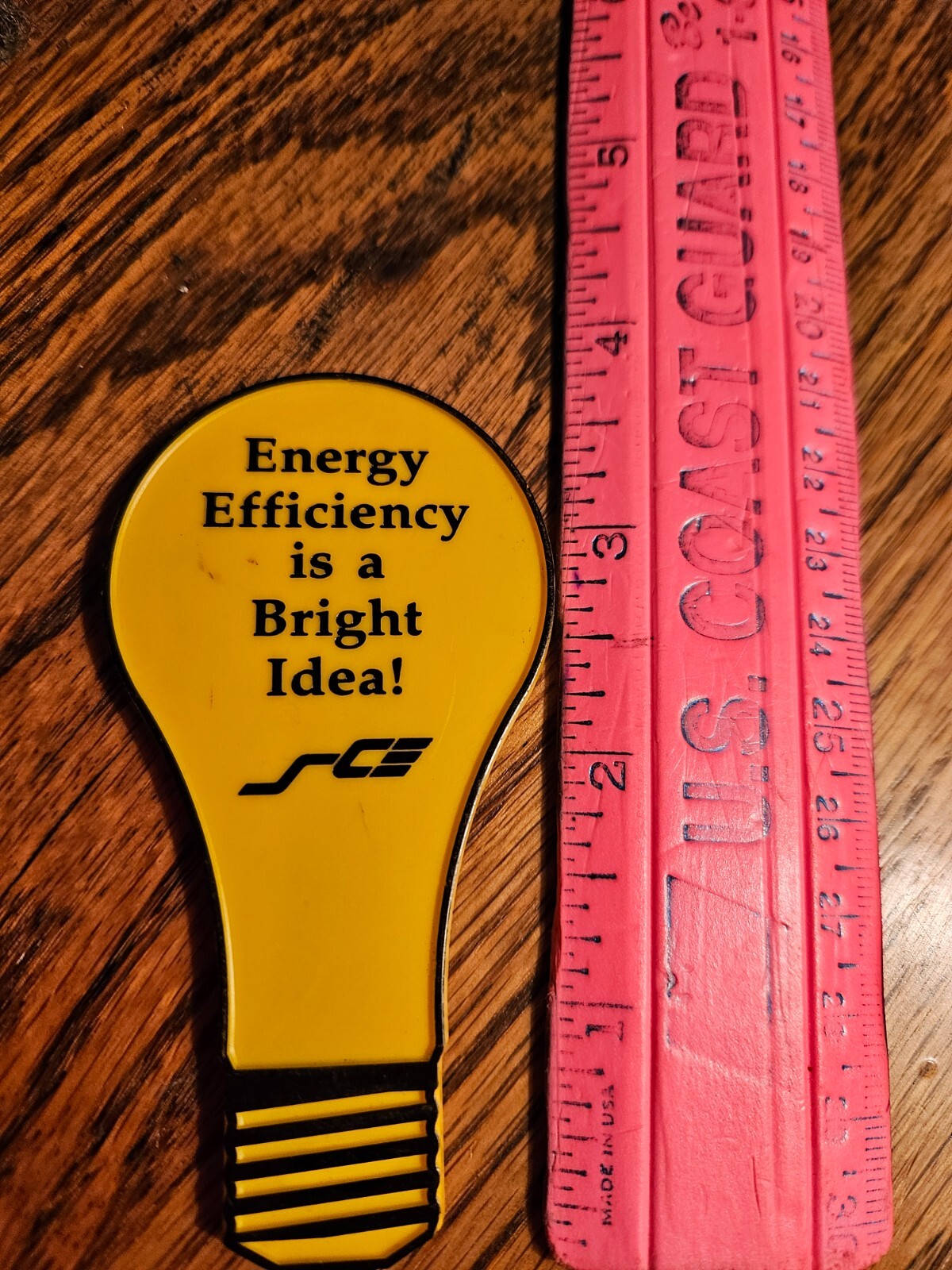Southern California Edison Magnet; "Energy Efficiency Is A Bright Idea", Vintage