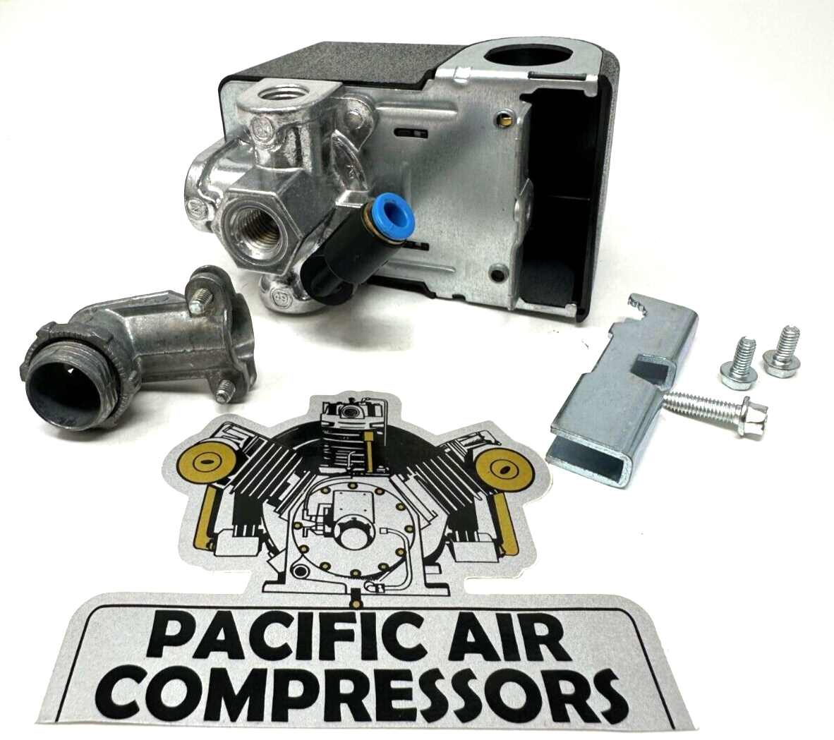 CW207579AV CAMPBELL HAUSFELD PRESSURE SWITCH 100-125 PSI 4 PORT 26 AMPS 120/240V