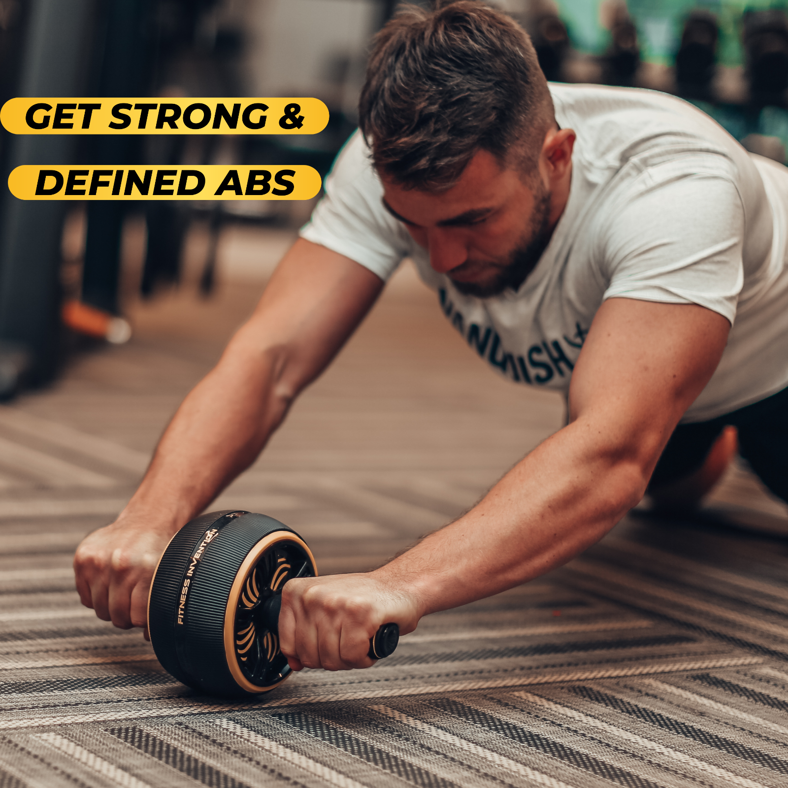 Ab Roller Wheel - Ab Wheel Roller - Ab Workout Equipment - Home Gym Equipment