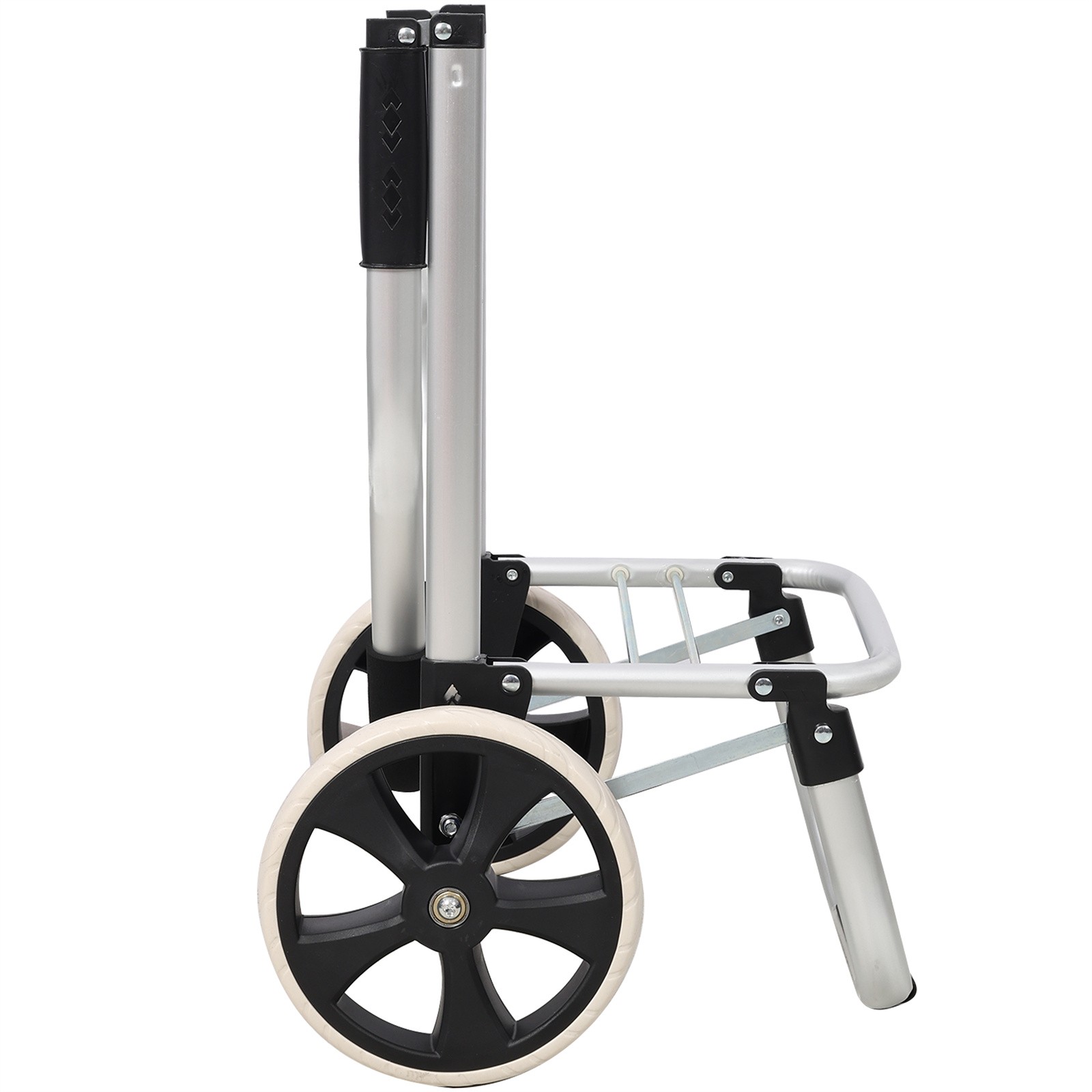 Trolley Dolly Foldable Shopping Cart for Groceries with Wheels and Removable Bag