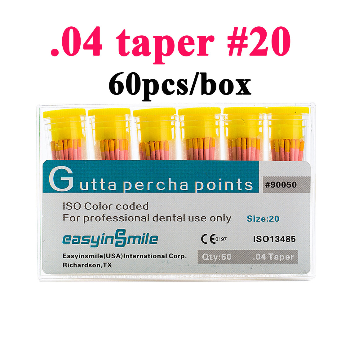 Dental Endo Gutta Percha Points Endodontic Obturation 02.04.06 Taper Easyinsmile