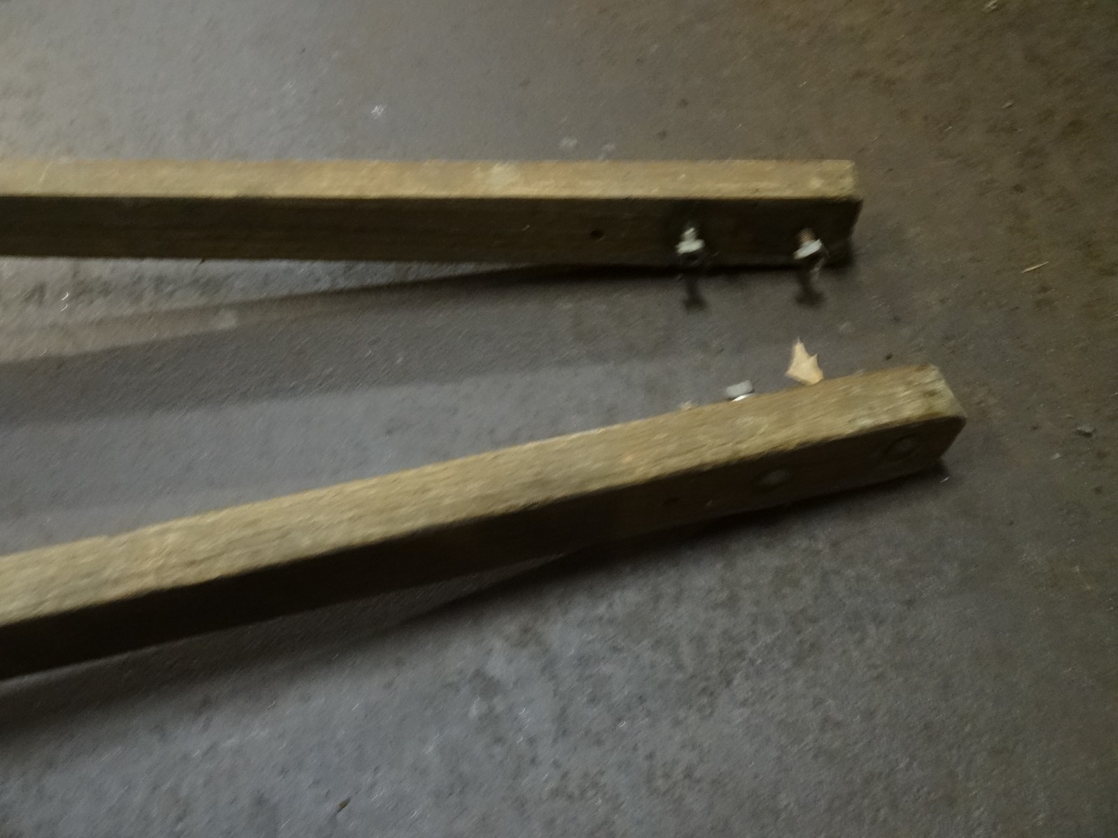 Planet Jr curved wooden handle for wheel hoe replacement part