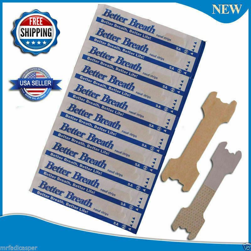 5-1000 Pcs Breathe Better and Reduce Snoring Small/Large Nasal Strips