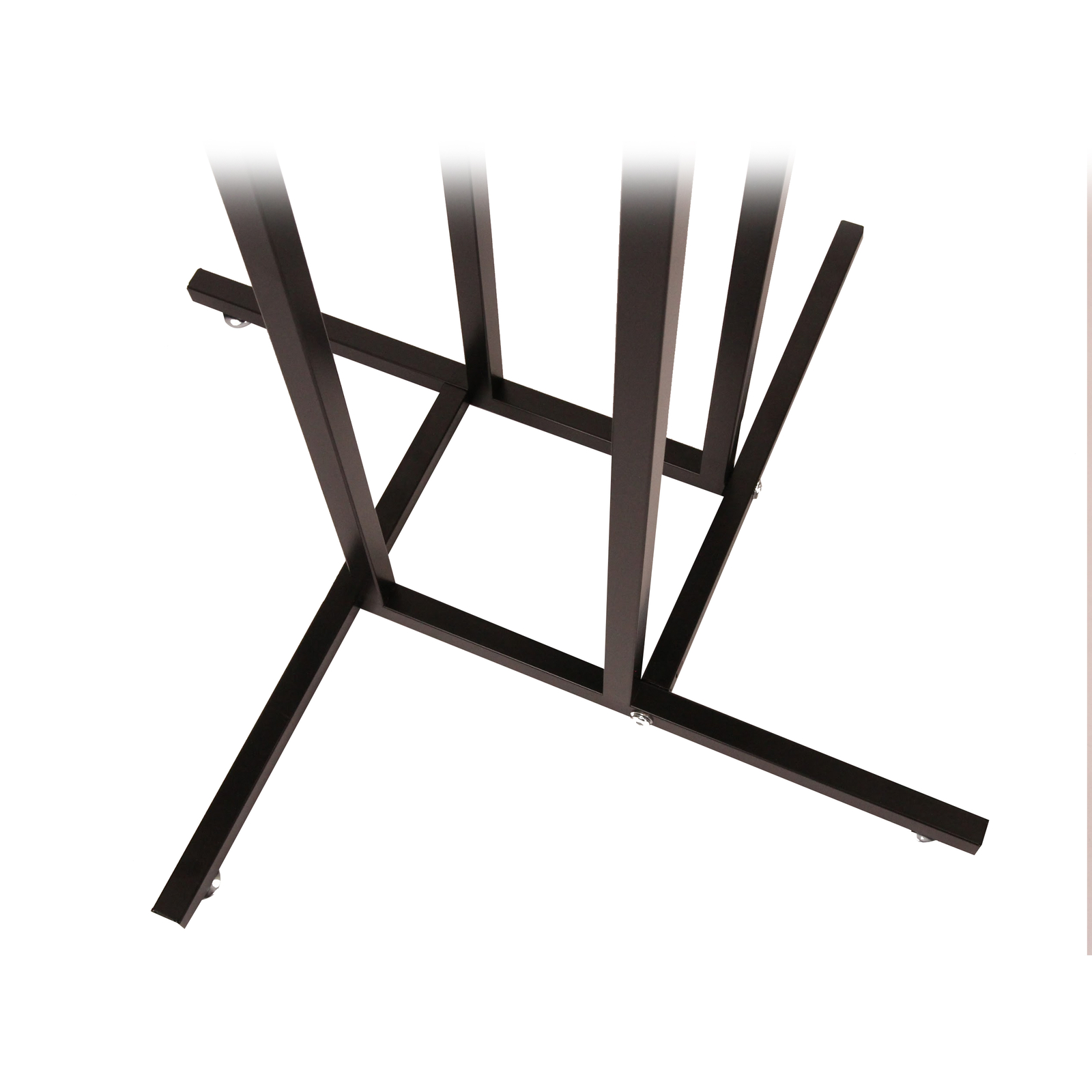 SSWBasics Black 4 Way Adjustable Clothing Rack with Slanted Arms - Retail