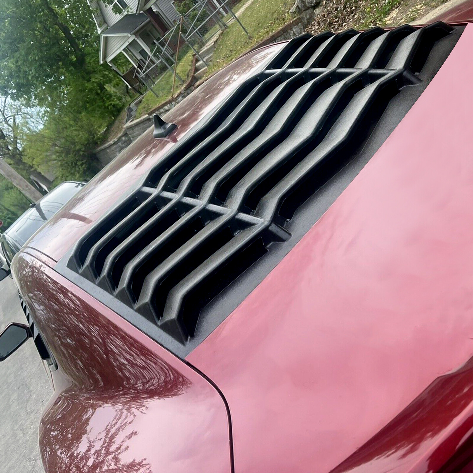 Rear & Side Window louvers Sun Shade Cover for Chevy Camaro 10-15 GT Lambo Style