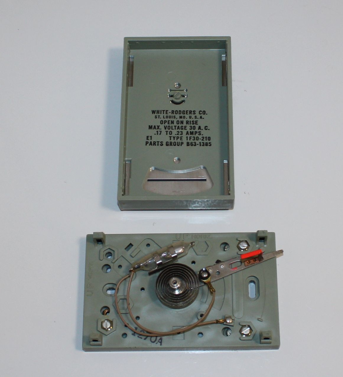 Vintage White-Rodgers Standard Manual Mechanical Thermostat - Free Shipping