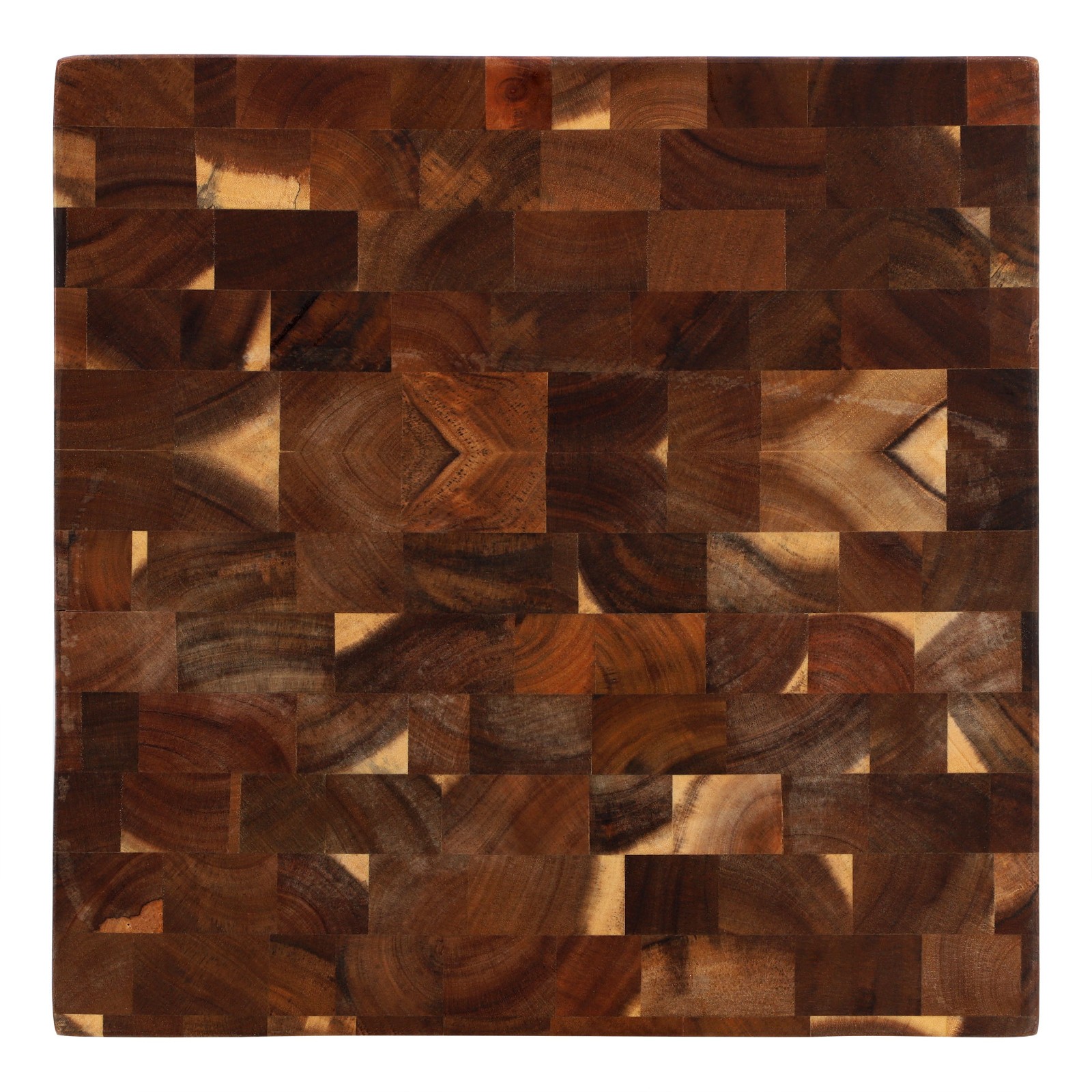 MegaChef 13.75" Acacia Wood Cutting Board Thick Square Durable Chopping Block