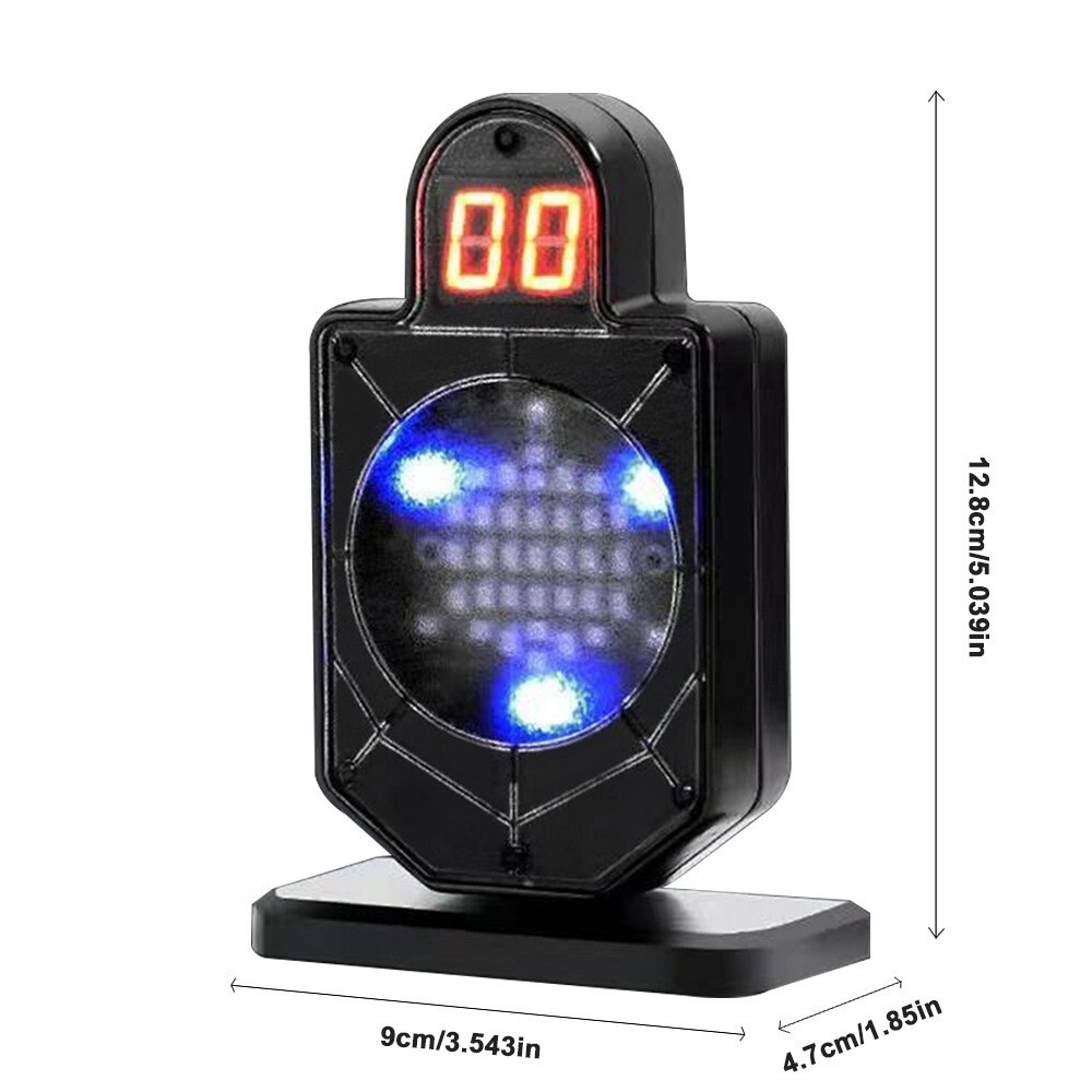 Portable Laser Trainer Target for Dry Fire Practice and Reactive Laser Shooting