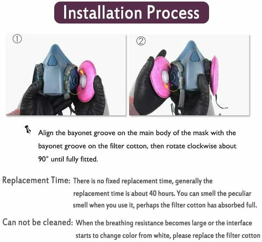 2091 P100 Replacement Particulate Filters Respirator for6000 6200 6800 7000 FF-4