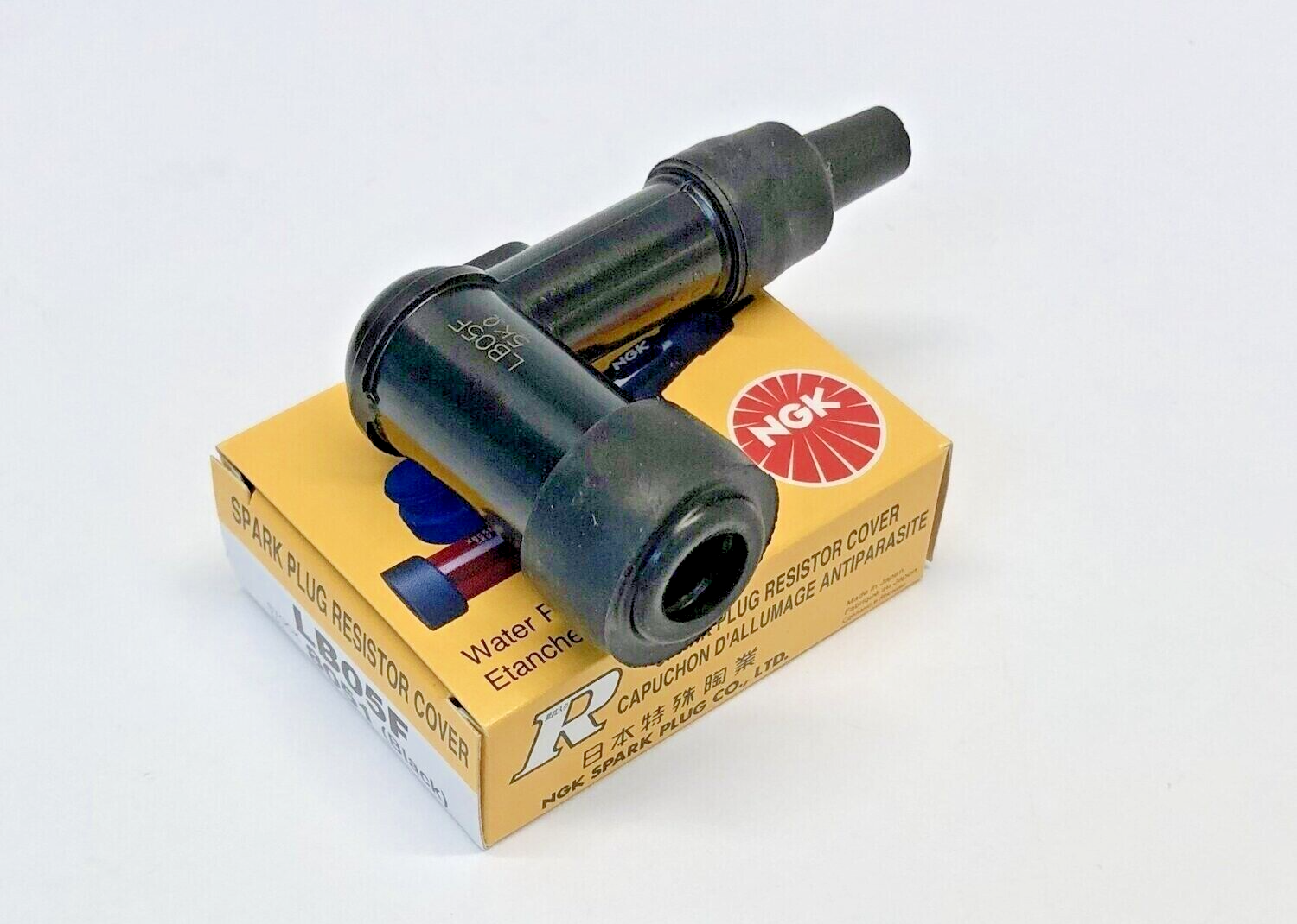 GENUINE NGK 8030 Resistor Spark Plug Cap Cover LBO5FP Motorcycle ATV