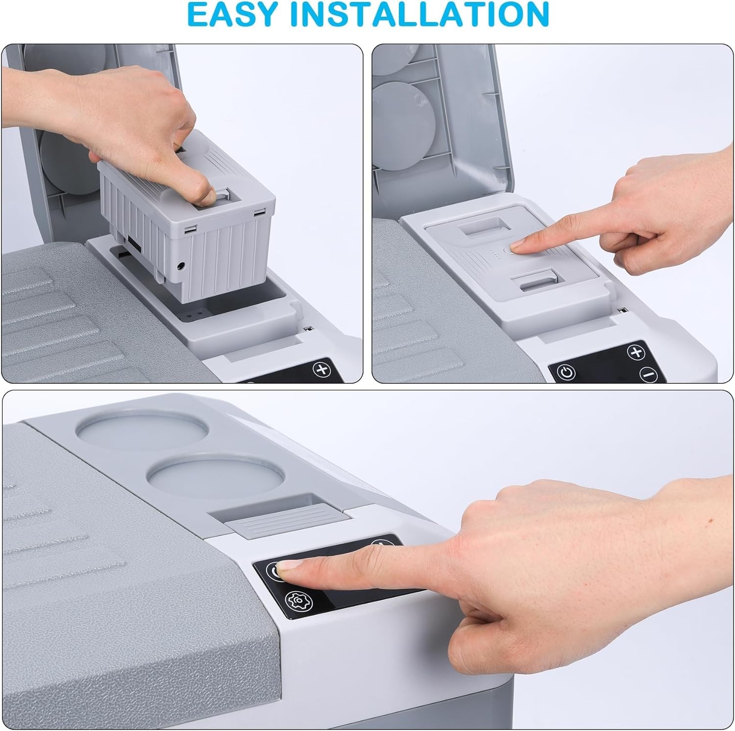 12V 15600mAh Battery for Car Refrigerator Freezer Camping Travel Power Portable