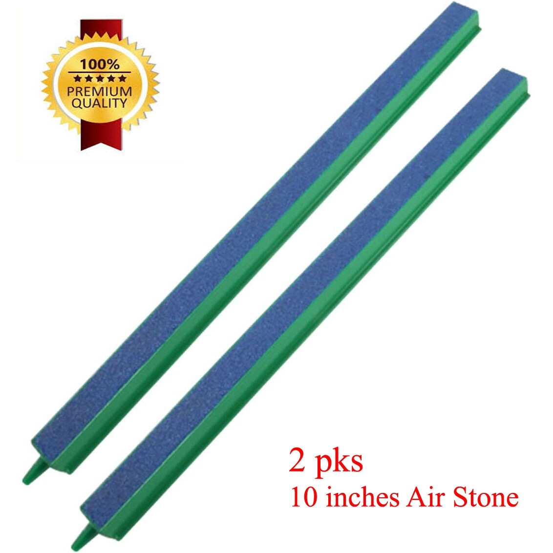 2x 10" Air Stone Bubble Curtain Bar Aquarium Fish Tank Aerator Pump Hydroponics