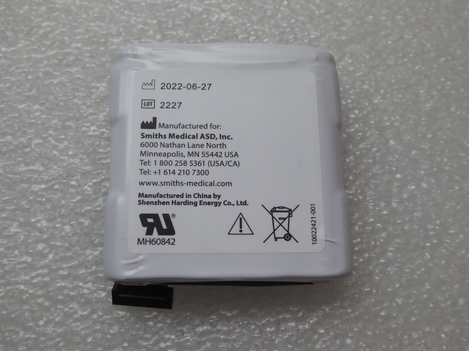 Medfusion 4000 Pump Rechargeable Lithium-Ion Battery 7.26V 6.50Ah 47.19Wh