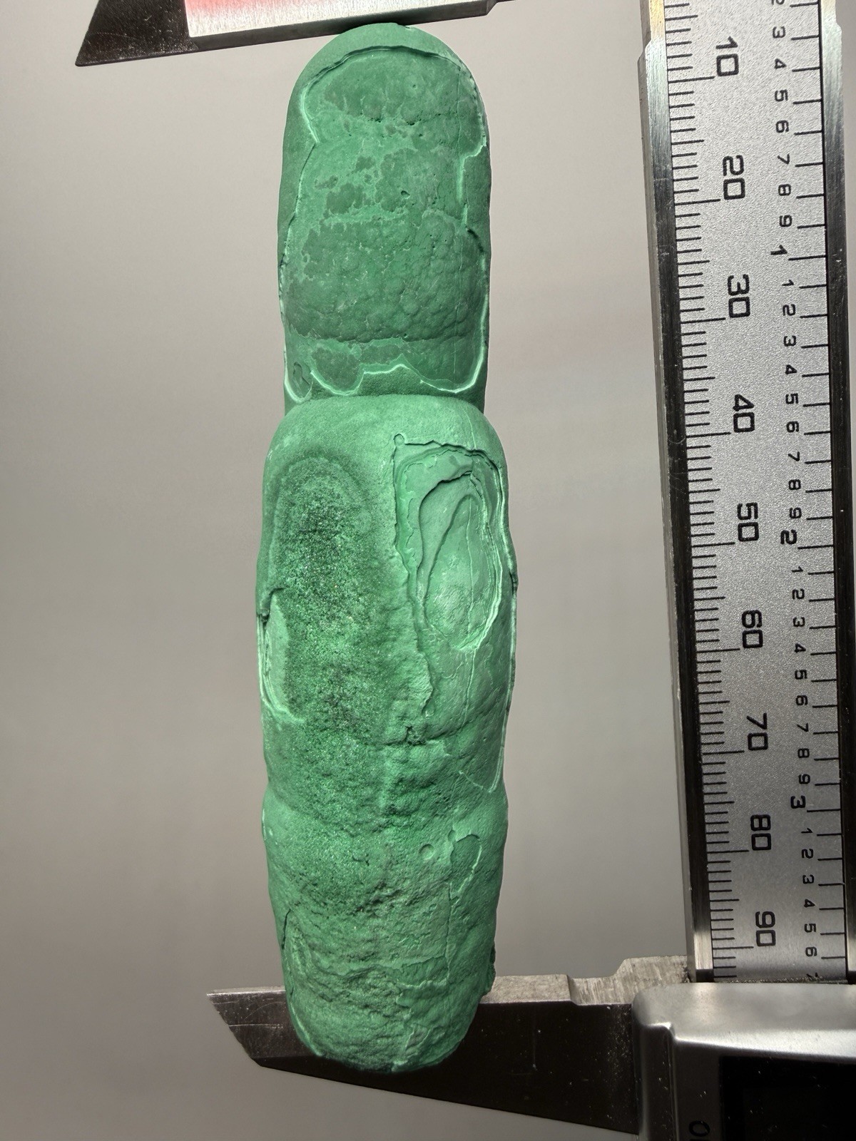 3.7” Druzy Malachite Stalactite — Botryoidal “Cave” Formation | DR Congo