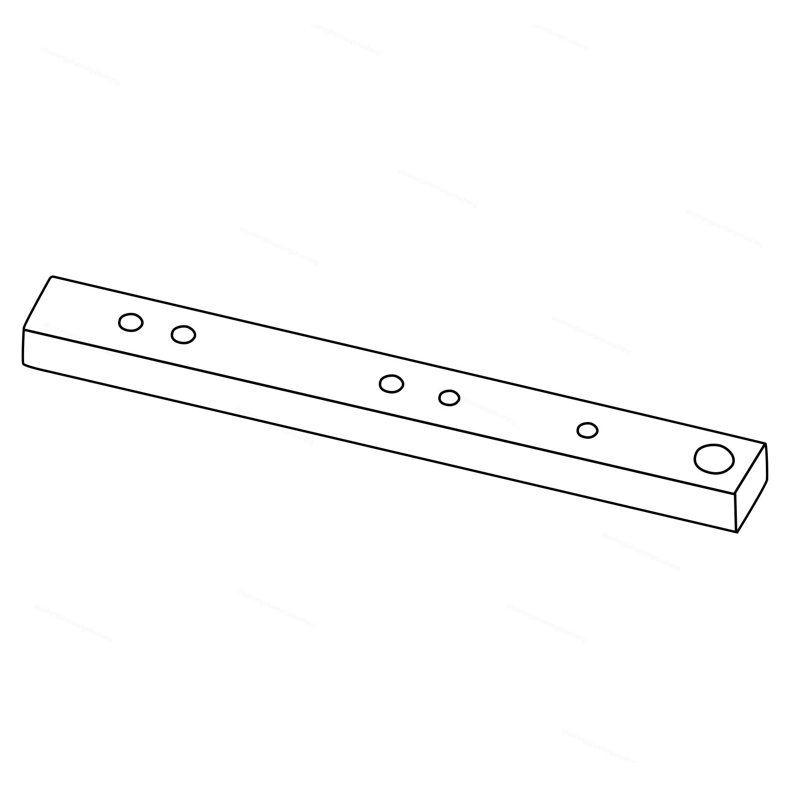 Drawbar Rear Straight Fit For John Deere 5410 5200 5320 5520 5420 R105240 Iron