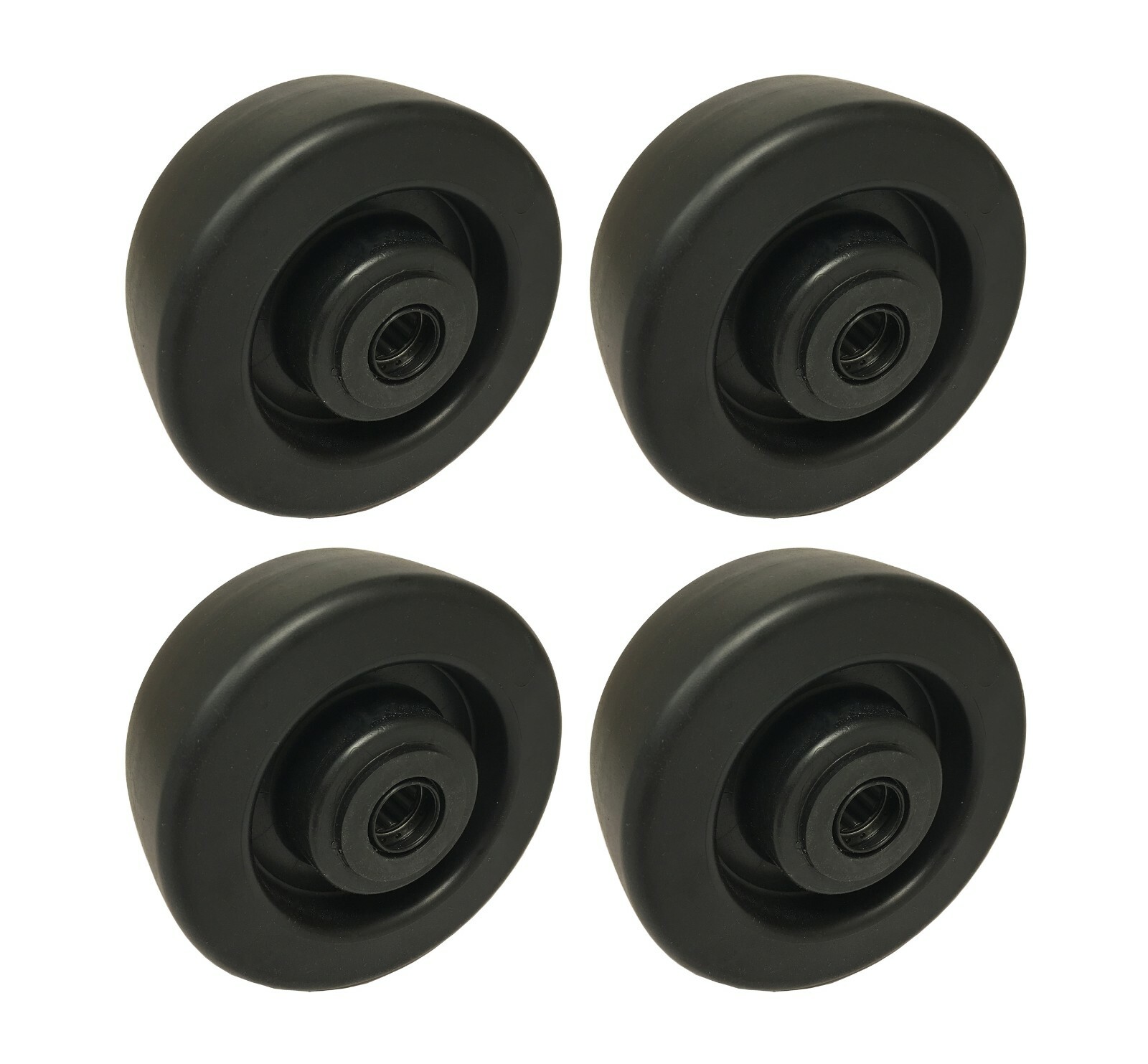 4 Heavy Duty Caster Wheels Set 4" 5" 6" 8" Heavy Duty Plastic Wheel Set
