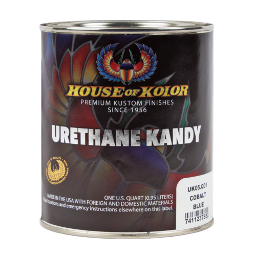 House of Kolor UK05-Q01 Cobalt Blue Urethane Automotive Kandy Kolor Paint Quart
