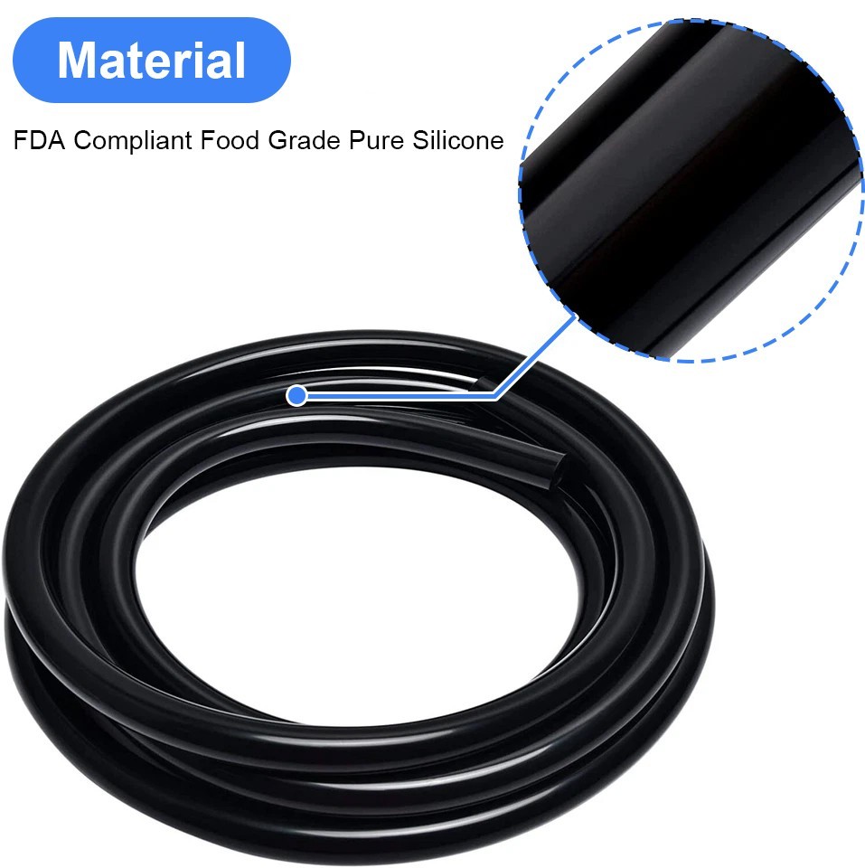 6Pcs 5Ft Car Vacuum Hose Line Pipe Kit +113 Connectors Automotive Replacement