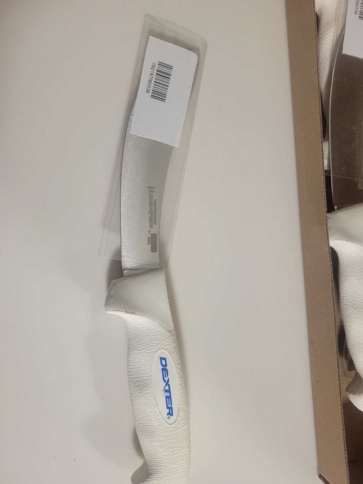 Dexter Russell 6" Beef Skinner Skinning S12-6MO White Poly Handle 06553..New