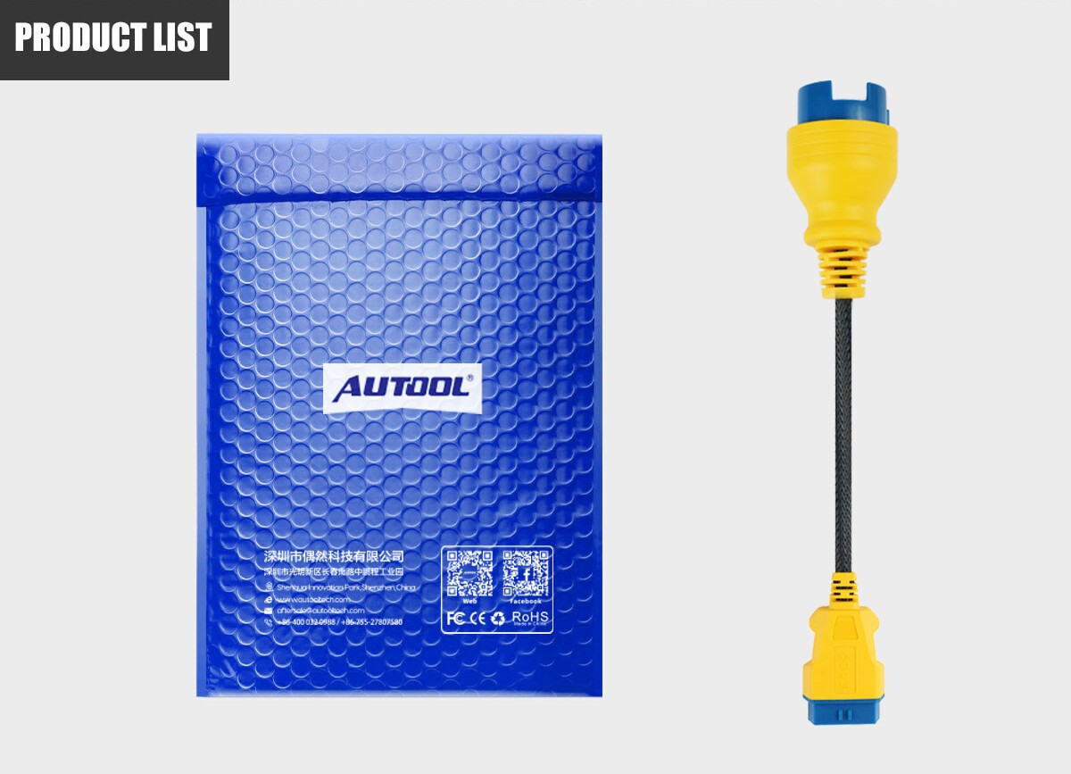 OBD2 38 to 16 Pin Adaptor Diagnostic Lead Scanner Cable Fit For Mercedes Benz