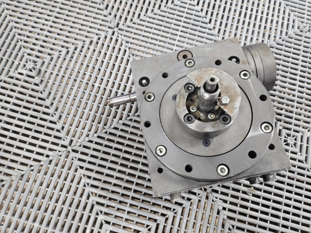 ESAB Welding Rotary Table MNR 454562 100:1 Worm Gear Reducer with Feedthrough