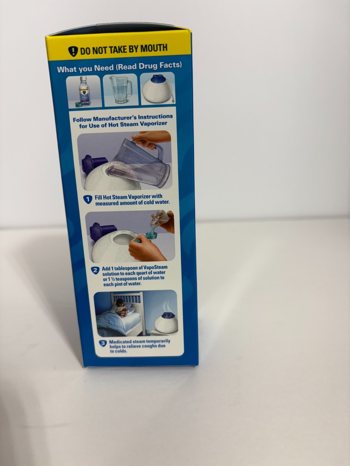 Vicks Vapo Steam for Hot Steam Humidifier Cough Suppressant 8oz