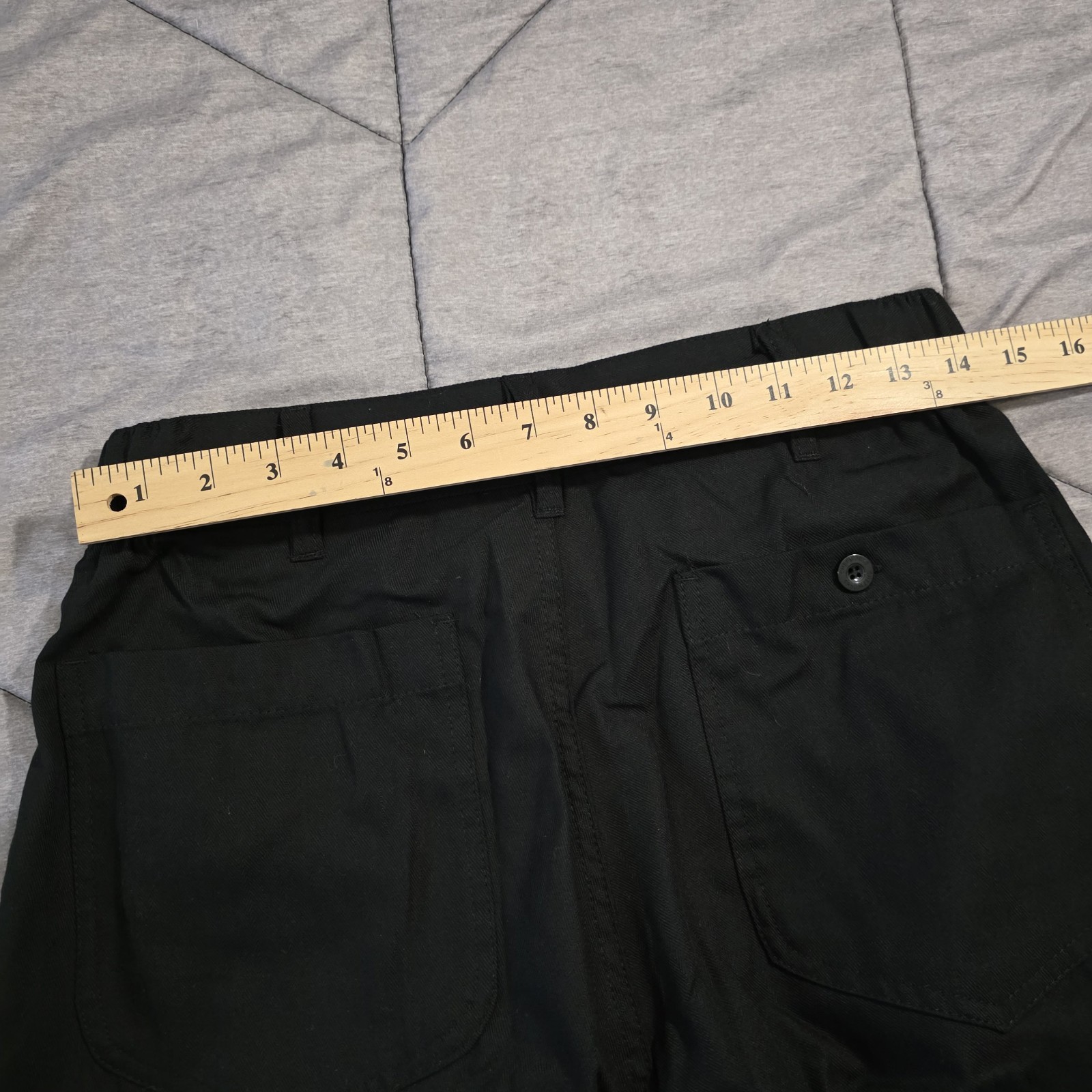 Chef Works Professional Series Chef Pants Mens Small Black Stretch PSER-BLK-S