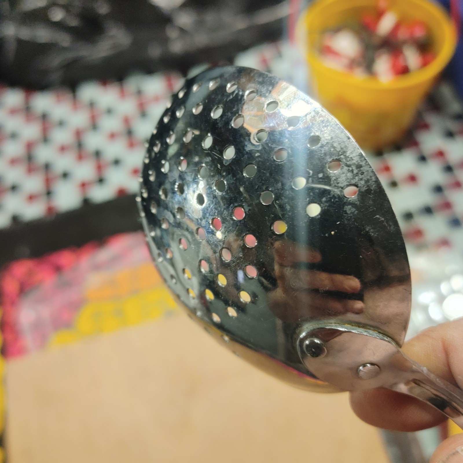 JULEP Cocktail STRAINER Irvin Ware Chrome 6½ 6.5 Inches ~ Barware